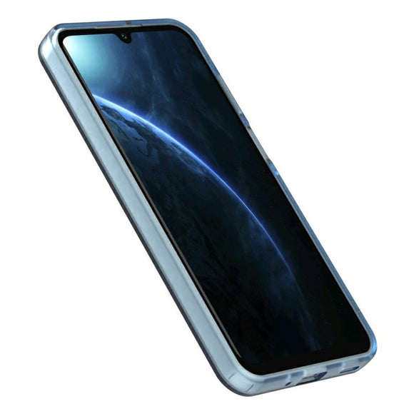 EIDERWOOD Samsung Galaxy A16 (4G/5G) Hybrid Plast Cover - MagSafe Kompatibel - Gennemsigtig / Blå