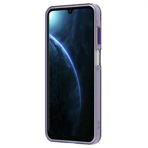 EIDERWOOD Samsung Galaxy A16 (4G/5G) Hybrid Plast Cover - MagSafe Kompatibel - Gennemsigtig / Lilla