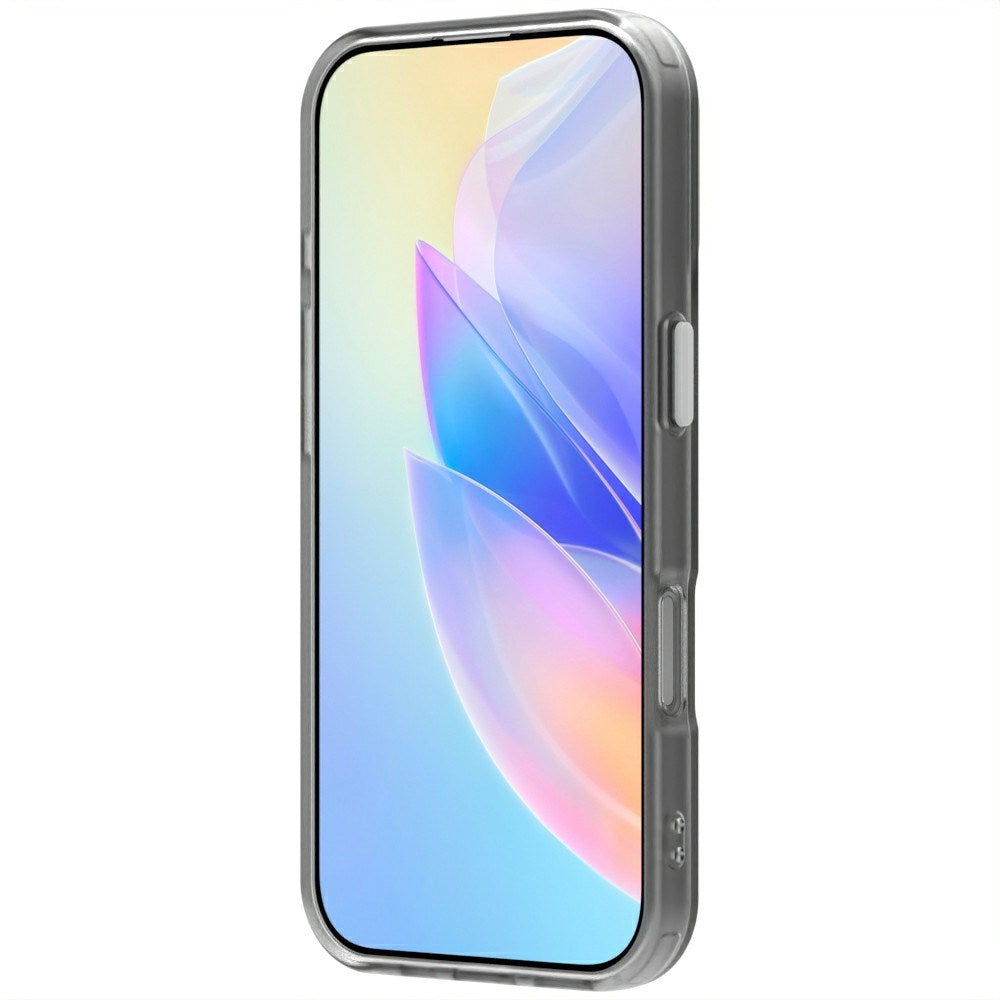 EIDERWOOD iPhone 16 Pro Hybrid Plast Cover - MagSafe Kompatibel - Gennemsigtig / Hvid