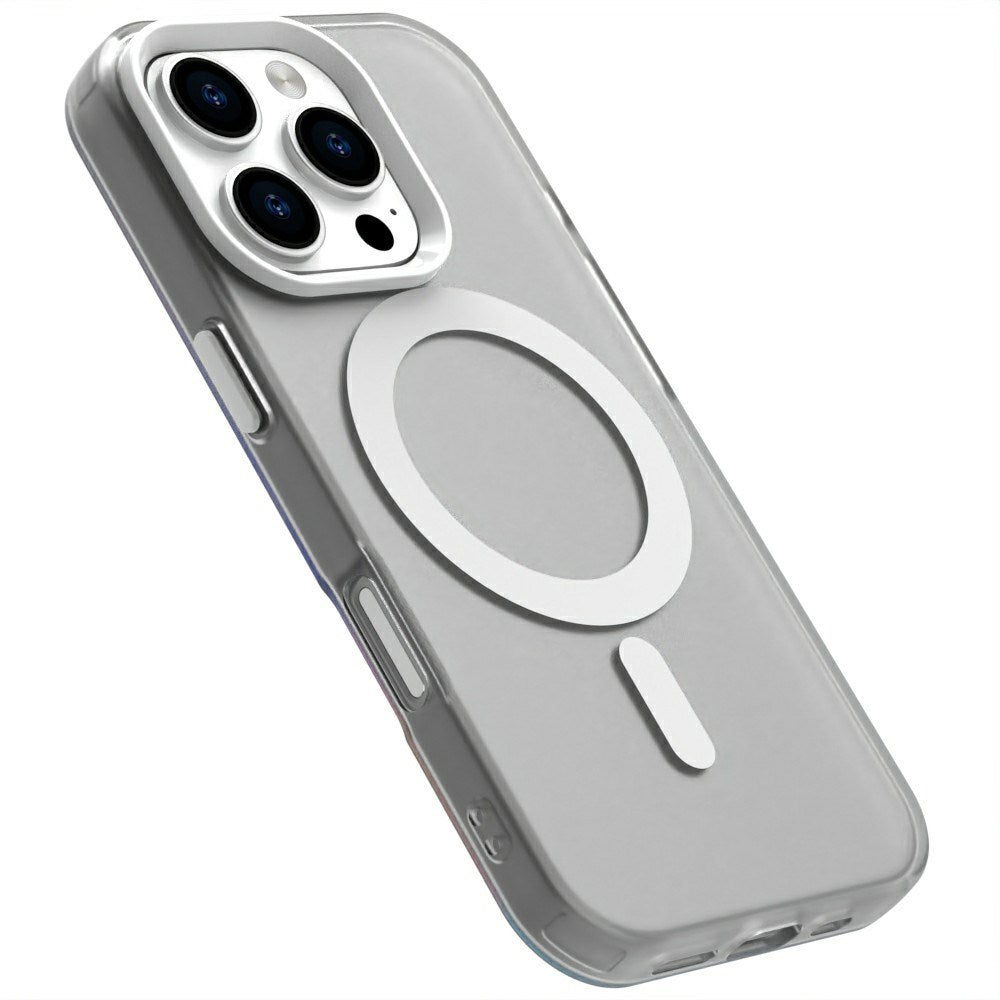 EIDERWOOD iPhone 16 Pro Hybrid Plast Cover - MagSafe Kompatibel - Gennemsigtig / Hvid