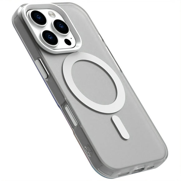 EIDERWOOD iPhone 16 Pro Hybrid Plast Cover - MagSafe Kompatibel - Gennemsigtig / Hvid