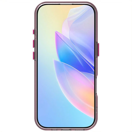 EIDERWOOD iPhone 16 Pro Hybrid Plast Cover - MagSafe Kompatibel - Gennemsigtig / Lyserød