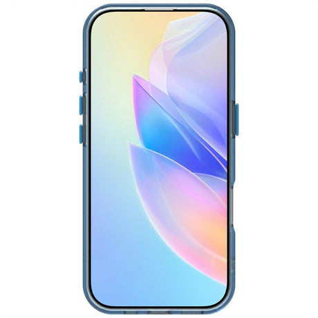 EIDERWOOD iPhone 16 Pro Hybrid Plast Cover - MagSafe Kompatibel - Gennemsigtig / Blå