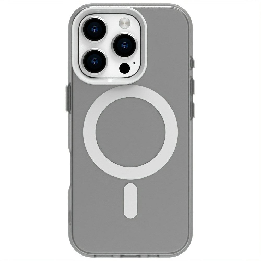 EIDERWOOD iPhone 16 Pro Max Hybrid Plast Cover - MagSafe Kompatibel - Gennemsigtig / Hvid