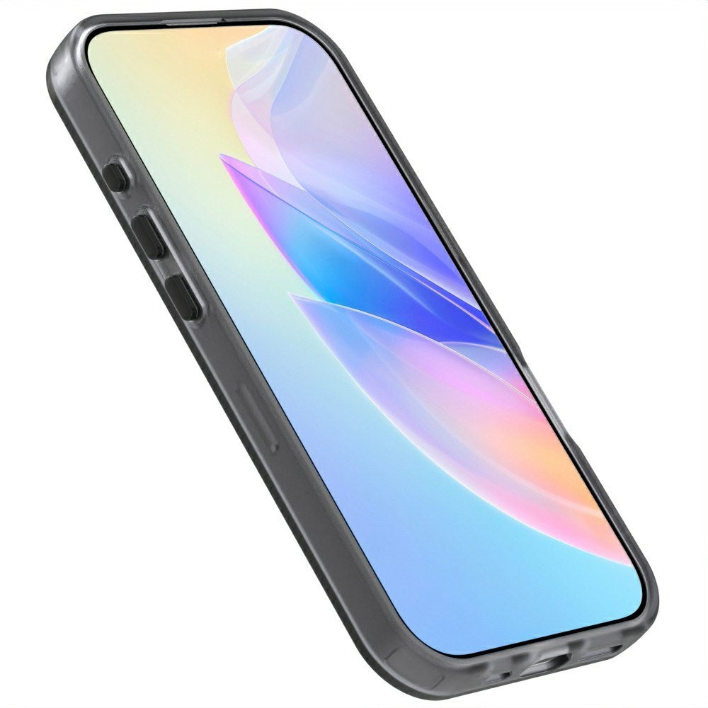 EIDERWOOD iPhone 16 Pro Max Hybrid Plast Cover - MagSafe Kompatibel - Gennemsigtig / Sort