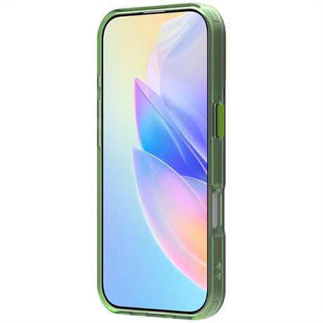 EIDERWOOD iPhone 16 Pro Max Hybrid Plast Cover - MagSafe Kompatibel - Gennemsigtig / Grøn