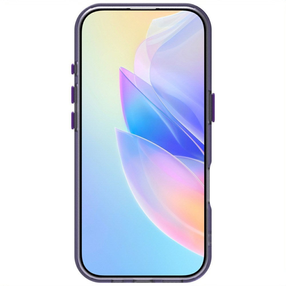 EIDERWOOD iPhone 16 Pro Max Hybrid Plast Cover - MagSafe Kompatibel - Gennemsigtig / Lilla