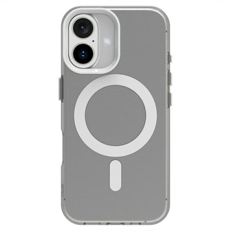 EIDERWOOD iPhone 16 Hybrid Plast Cover - MagSafe Kompatibel - Gennemsigtig / Hvid
