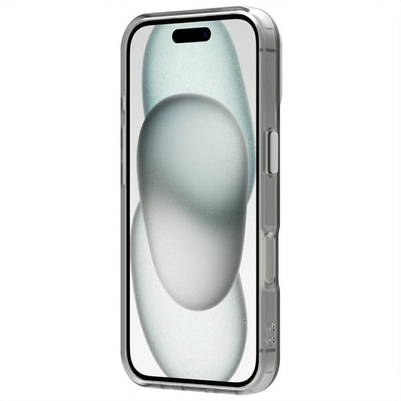 EIDERWOOD iPhone 16 Hybrid Plast Cover - MagSafe Kompatibel - Gennemsigtig / Hvid