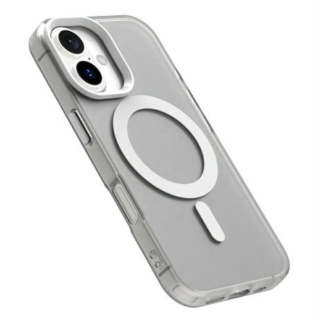 EIDERWOOD iPhone 16 Hybrid Plast Cover - MagSafe Kompatibel - Gennemsigtig / Hvid