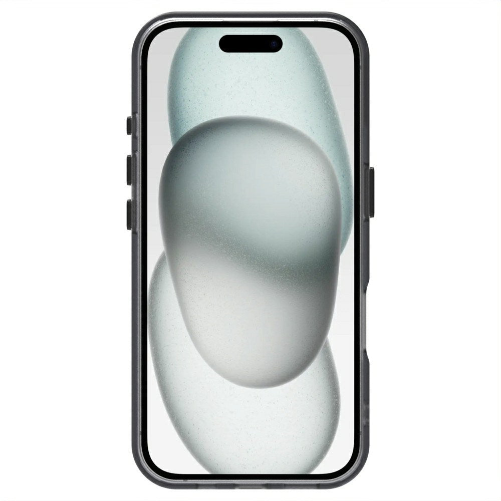 EIDERWOOD iPhone 16 Hybrid Plast Cover - MagSafe Kompatibel - Gennemsigtig / Sort