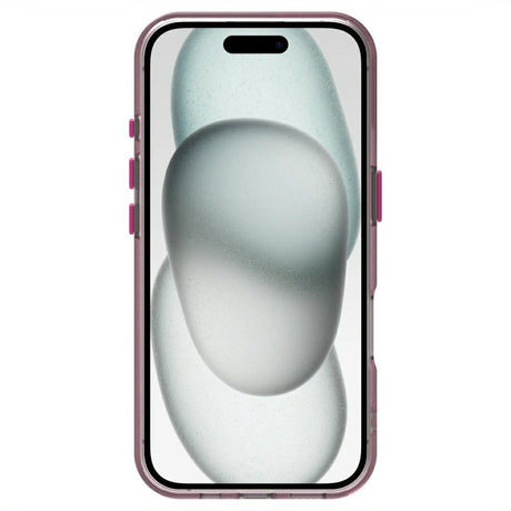EIDERWOOD iPhone 16 Hybrid Plast Cover - MagSafe Kompatibel - Gennemsigtig / Lyserød