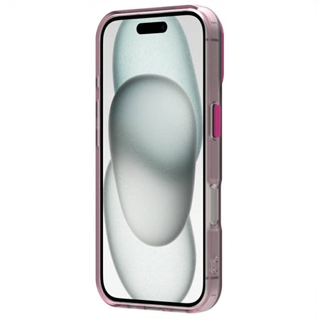 EIDERWOOD iPhone 16 Hybrid Plast Cover - MagSafe Kompatibel - Gennemsigtig / Lyserød