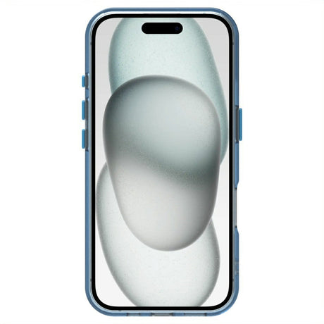 EIDERWOOD iPhone 16 Hybrid Plast Cover - MagSafe Kompatibel - Gennemsigtig / Blå