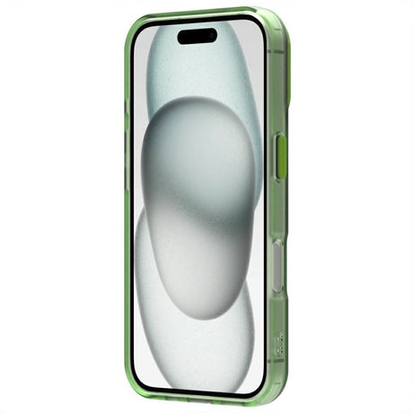 EIDERWOOD iPhone 16 Hybrid Plast Cover - MagSafe Kompatibel - Gennemsigtig / Grøn