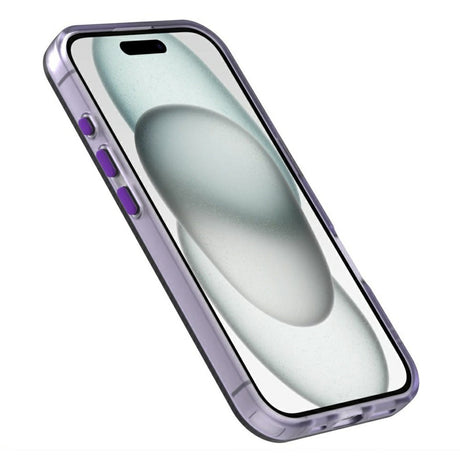 EIDERWOOD iPhone 16 Hybrid Plast Cover - MagSafe Kompatibel - Gennemsigtig / Lilla