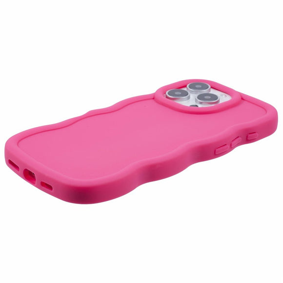 iPhone 16 Pro Max EIDERWOOD Fleksibelt Plastik Wavy Cover - Pink