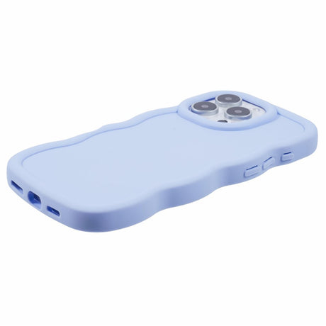 iPhone 16 Pro Max EIDERWOOD Fleksibelt Plastik Wavy Cover - Lilla