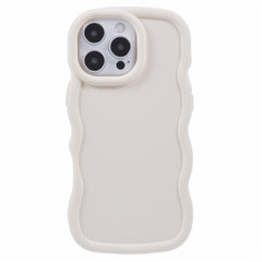 iPhone 16 Pro Max EIDERWOOD Fleksibelt Plastik Wavy Cover - Hvid