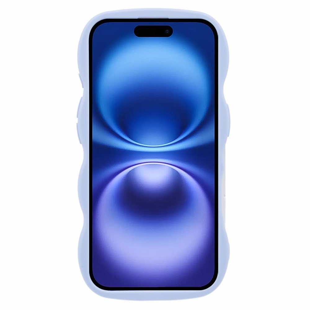 iPhone 16 Plus EIDERWOOD Fleksibelt Plastik Wavy Cover - Lilla