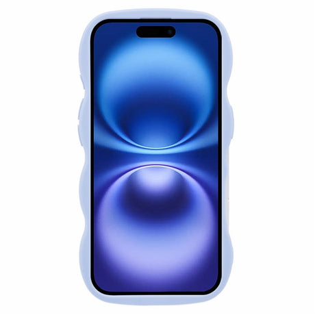 iPhone 16 Plus EIDERWOOD Fleksibelt Plastik Wavy Cover - Lilla
