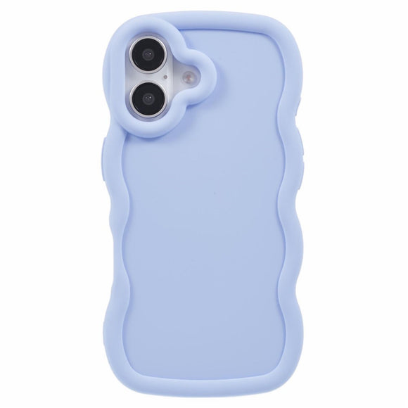 iPhone 16 Plus EIDERWOOD Fleksibelt Plastik Wavy Cover - Lilla
