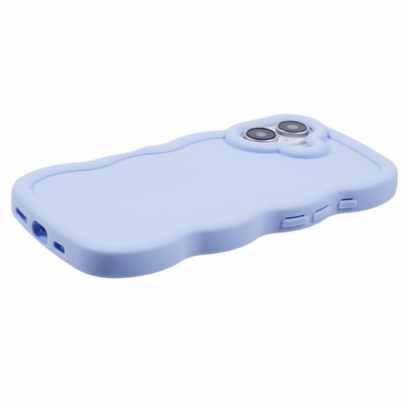 iPhone 16 Plus EIDERWOOD Fleksibelt Plastik Wavy Cover - Lilla