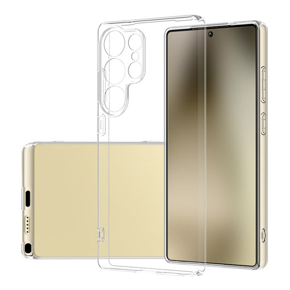 EIDERWOOD Samsung Galaxy S25 Ultra - Tyndt Fleksibelt Plast Cover - Gennemsigtig