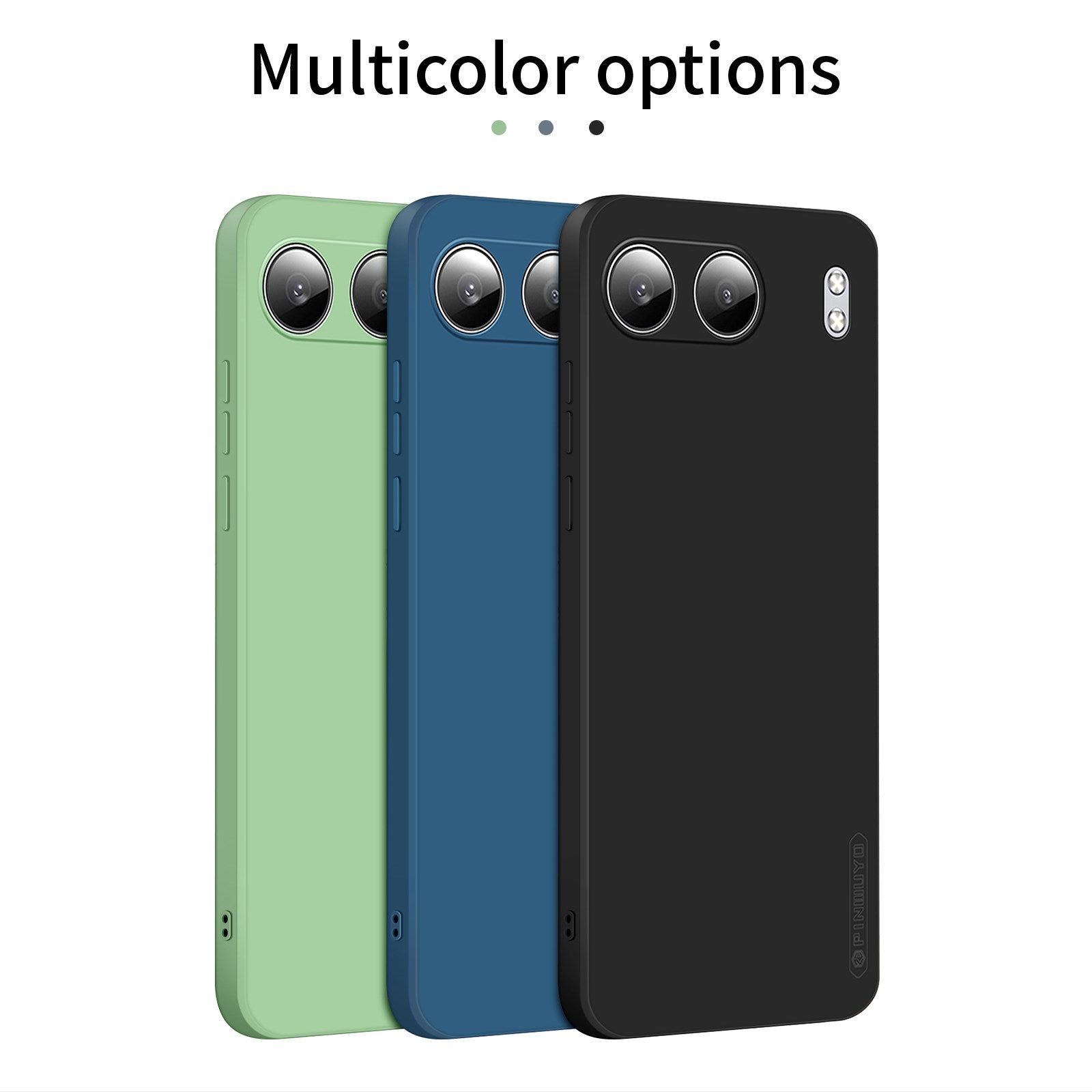 EIDERWOOD Silky Touch Blød Plast Cover til OnePlus Nord 4 - Blå