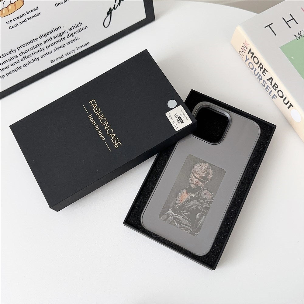 iPhone 16 Pro E-Ink Cover - Omskifteligt Design - Sort