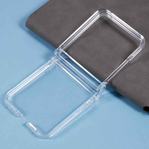 EIDERWOOD Motorola Razr 50 Ultra 5G Crystal Clear Shockproof Fleksibel Plastik Cover - Gennemsigtig
