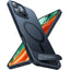 TORRAS iPhone 16 Pro Hybrid Cover m. Ståfunktion - MagSafe Kompatibel - Sort