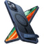 TORRAS iPhone 16 Pro Hybrid Cover m. Ståfunktion - MagSafe Kompatibel - Blå