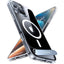 TORRAS iPhone 16 Pro Hybrid Cover m. Ståfunktion - MagSafe Kompatibel - Gennemsigtig