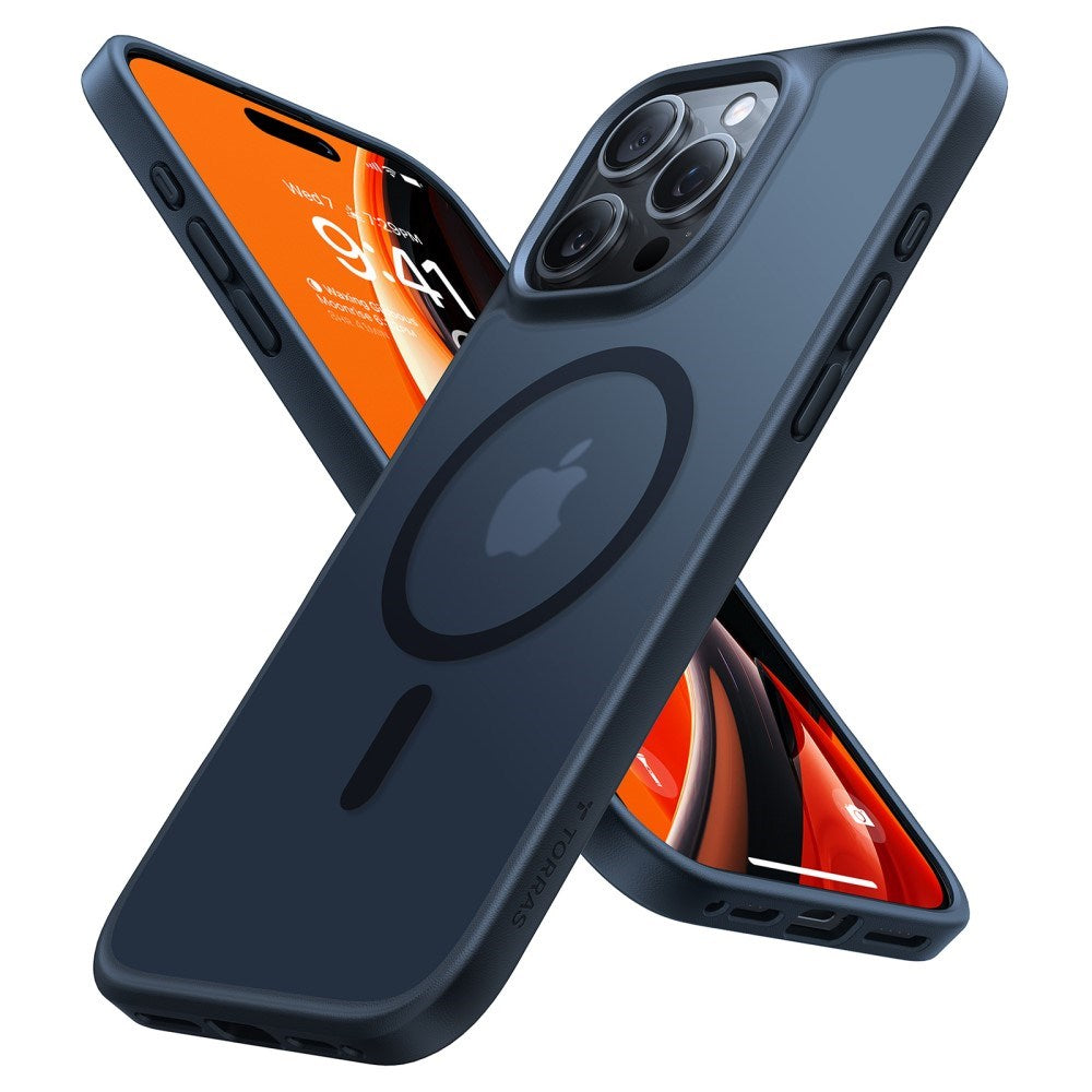 TORRAS iPhone 16 Pro Hybrid Cover - MagSafe Kompatibel - Black