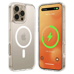 TORRAS iPhone 16 Pro Max Fleksibelt Plastik Cover - MagSafe Kompatibel - Gennemsigtig