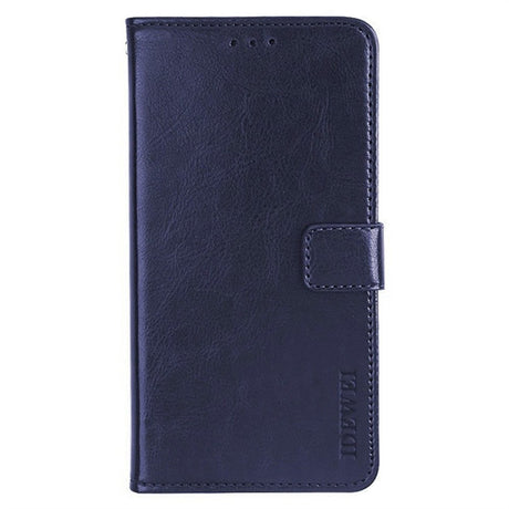 EIDERWOOD iPhone 16 Plus Kunstlæder Flip Cover m. Pung & Ståfunktion - Blå