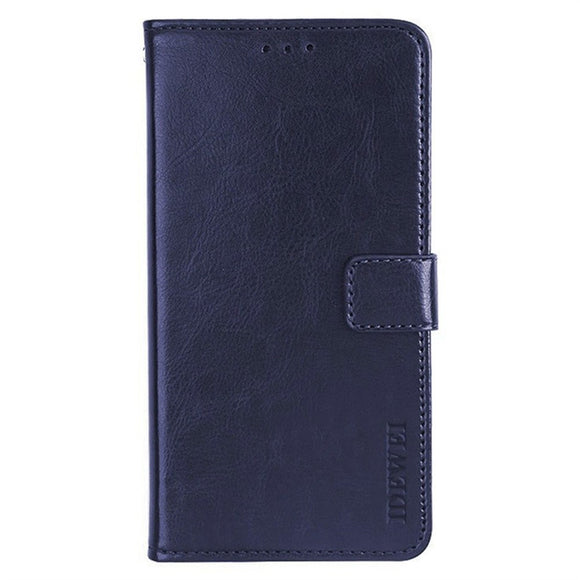 EIDERWOOD iPhone 16 Plus Kunstlæder Flip Cover m. Pung & Ståfunktion - Blå