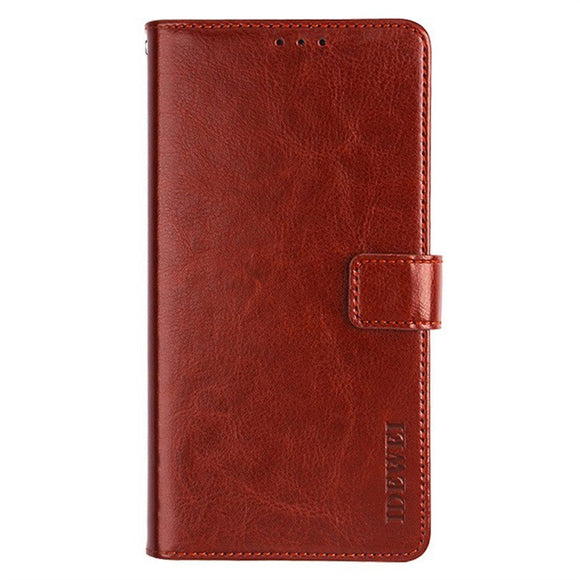 EIDERWOOD iPhone 16 Kunstlæder Flip Cover m. Pung & Ståfunktion - Brun