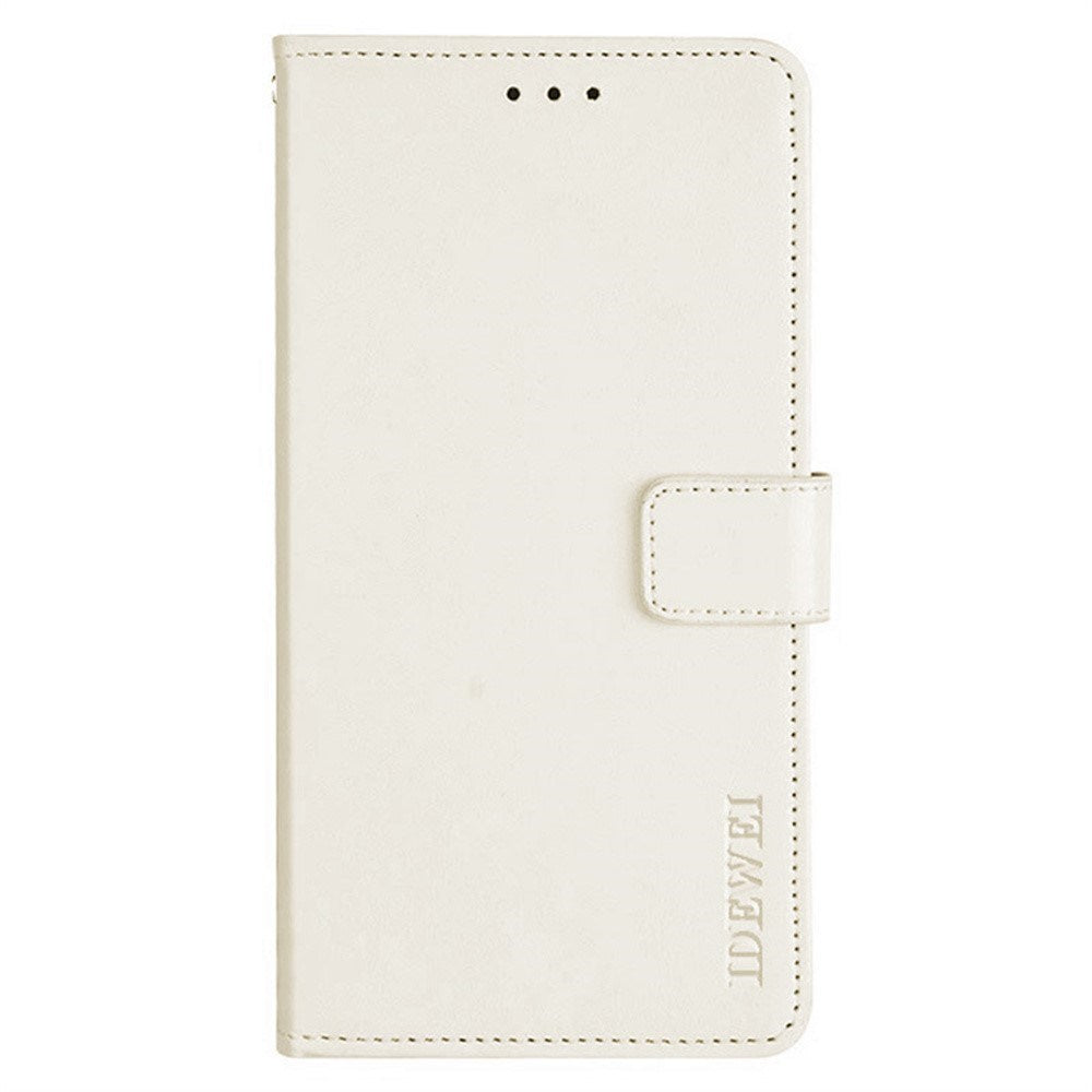 EIDERWOOD iPhone 16 Kunstlæder Flip Cover m. Pung & Ståfunktion - Hvid