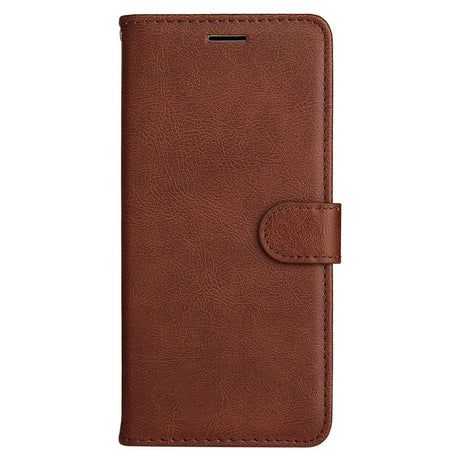 EIDERWOOD OPPO A60 / A40m / A40 Kunstlæder Flip Cover m. Strop - Brun