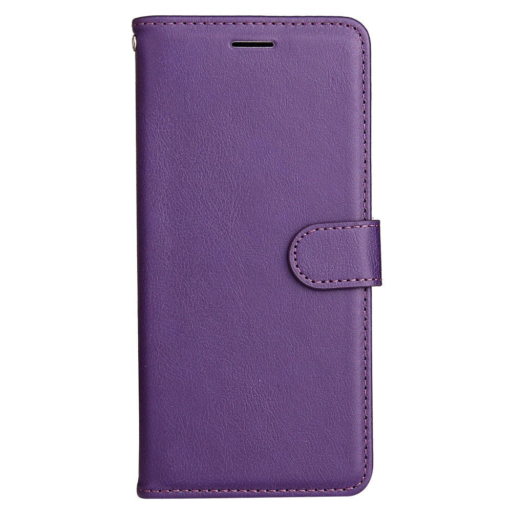 EIDERWOOD OPPO A60 / A40m / A40 Kunstlæder Flip Cover m. Strop - Lilla