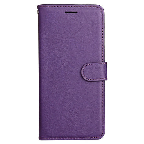 EIDERWOOD OPPO A60 / A40m / A40 Kunstlæder Flip Cover m. Strop - Lilla