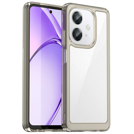 EIDERWOOD OPPO A60 / A40m / A40 Hybrid Plastik Cover - Gennemsigtig / Grå