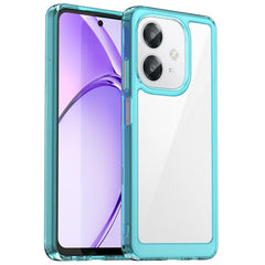 EIDERWOOD Oppo A60 / A40m / A40 Hybrid Plastik Cover - Gennemsigtig / Turkis