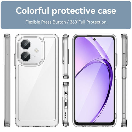 EIDERWOOD OPPO A60 / A40m / A40 Hybrid Plastik Cover - Gennemsigtig