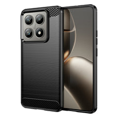 EIDERWOOD Xiaomi 14t/14T Pro Cover Carbon Fiber Texture - Sort