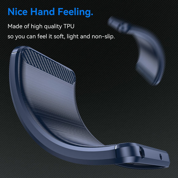 EIDERWOOD Xiaomi 14t/14T Pro Cover Carbon Fiber Texture - Blå