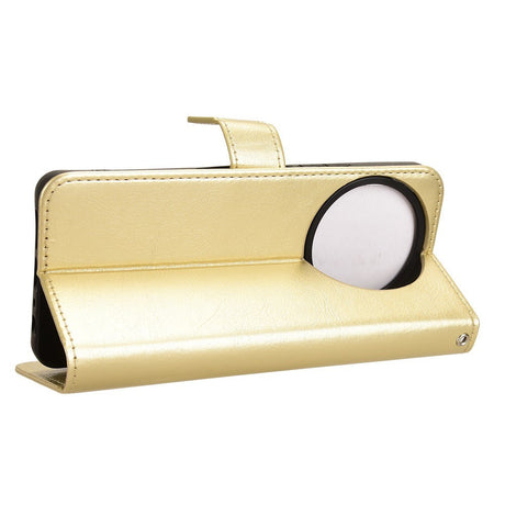 EIDERWOOD TCL 50 Pro Nxtpaper (5G) Blankt Læder Cover m. Pung & Strop - Guld