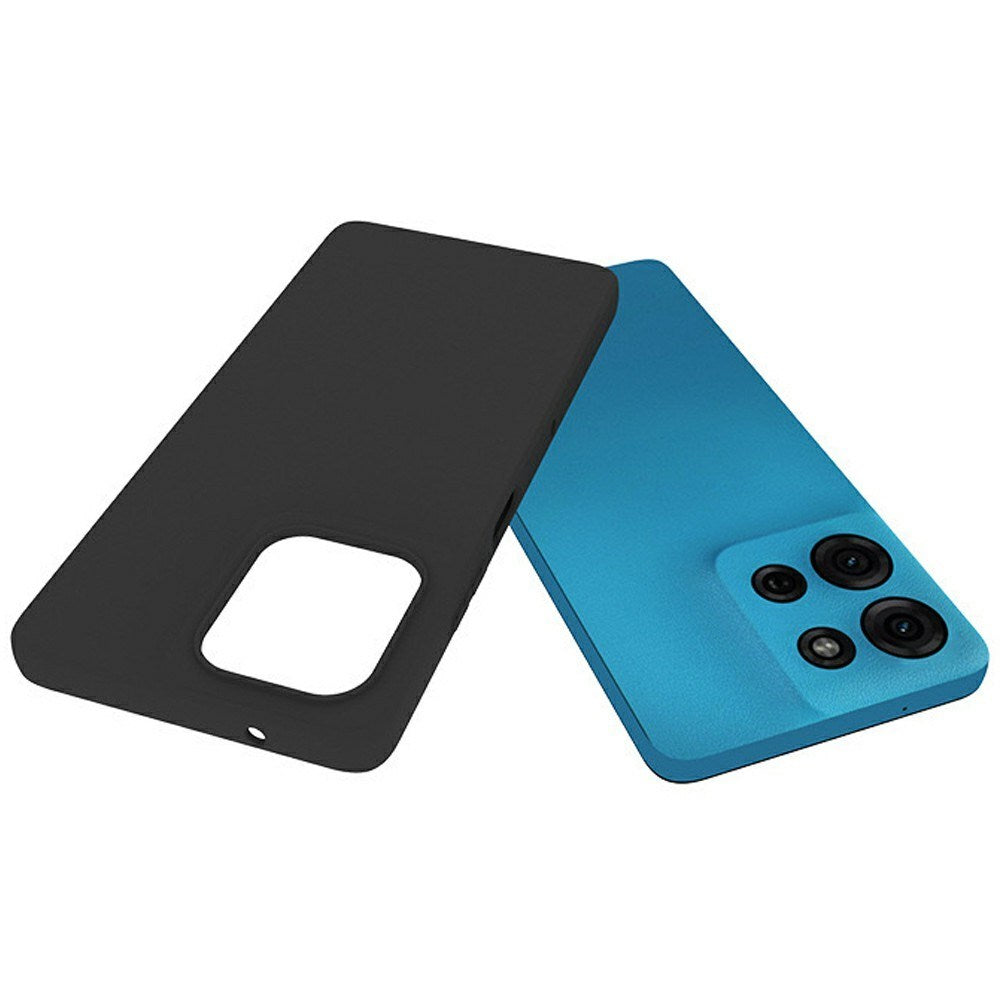 EIDERWOOD Motorola Moto G75 (5G) Fleksibelt Plastik Cover - Sort